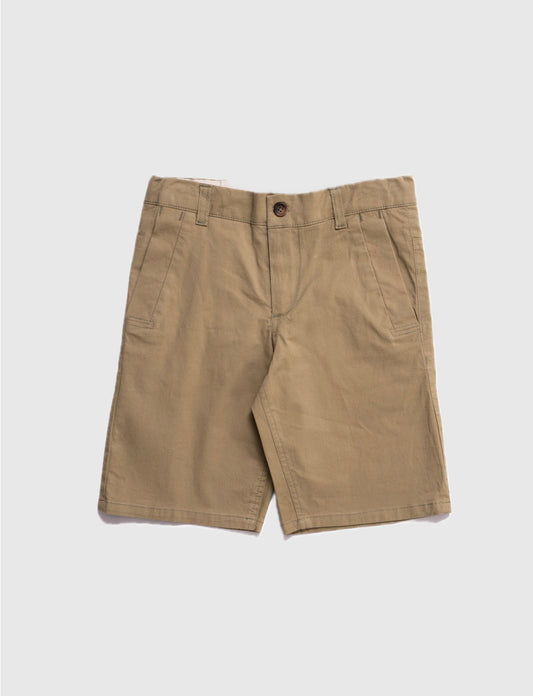 Boy's Chino Short in Olive