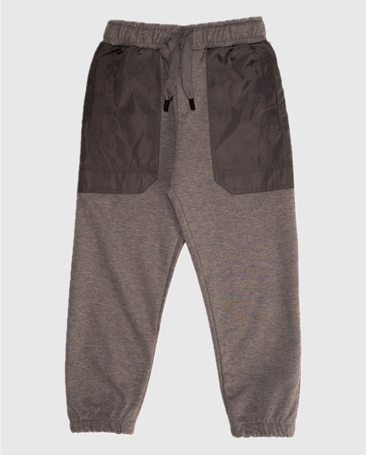 Boy's Basic Sweatpants in Gray