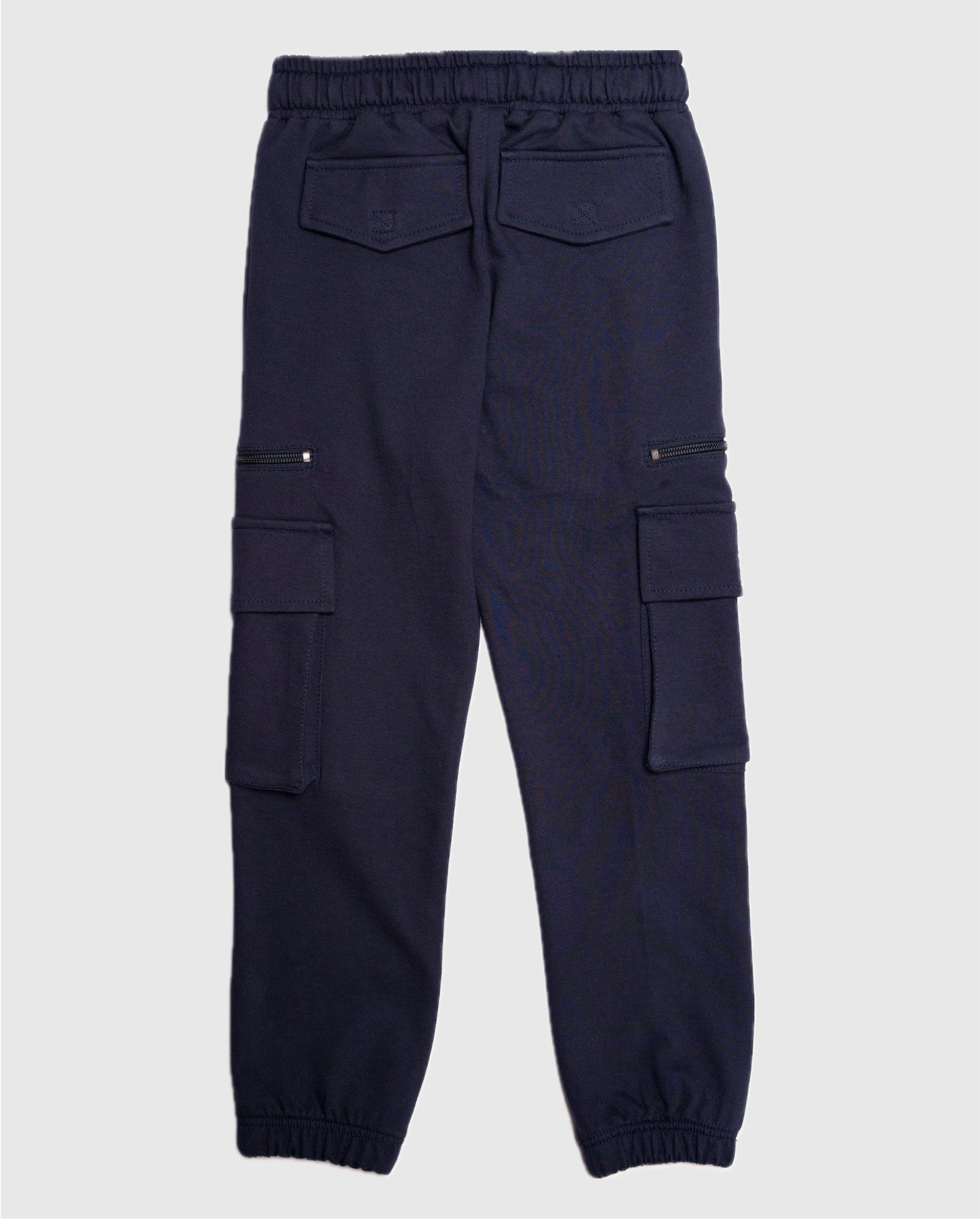 Boy's Cargo Sweatpants in Navy