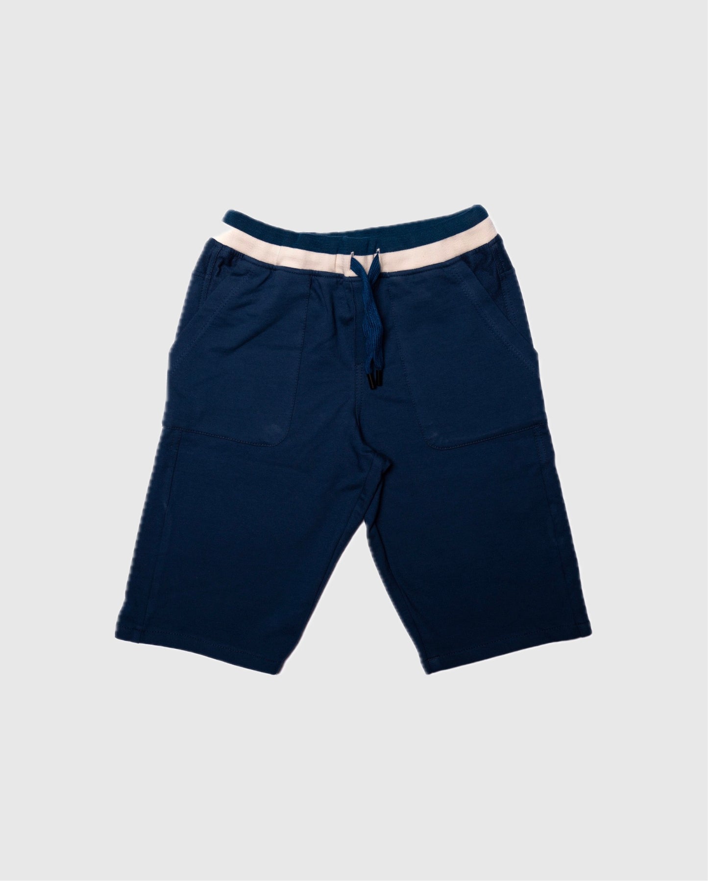 Boy's Jogger Shorts in Indigo