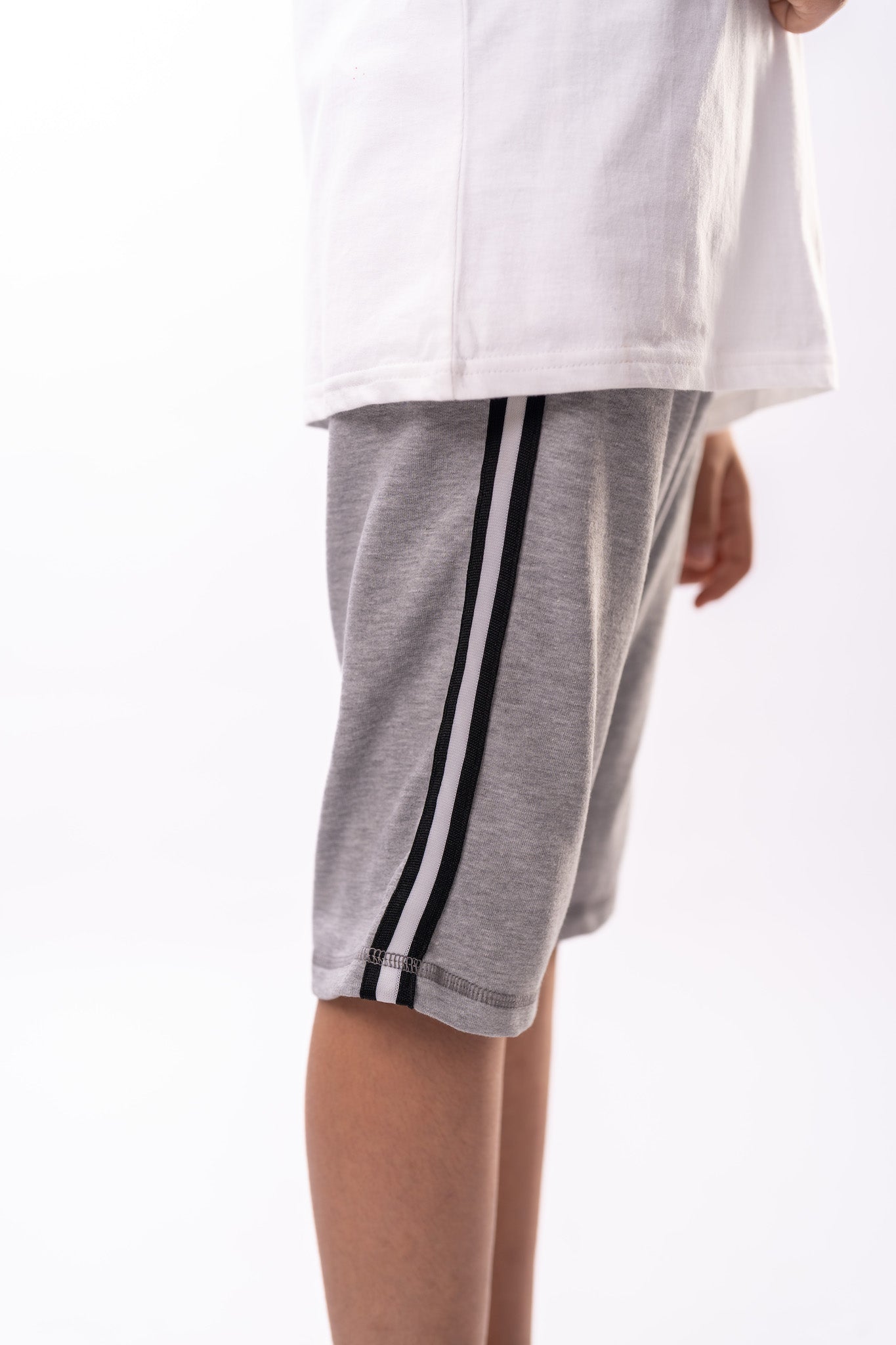 Boy's Training Shorts in Gray