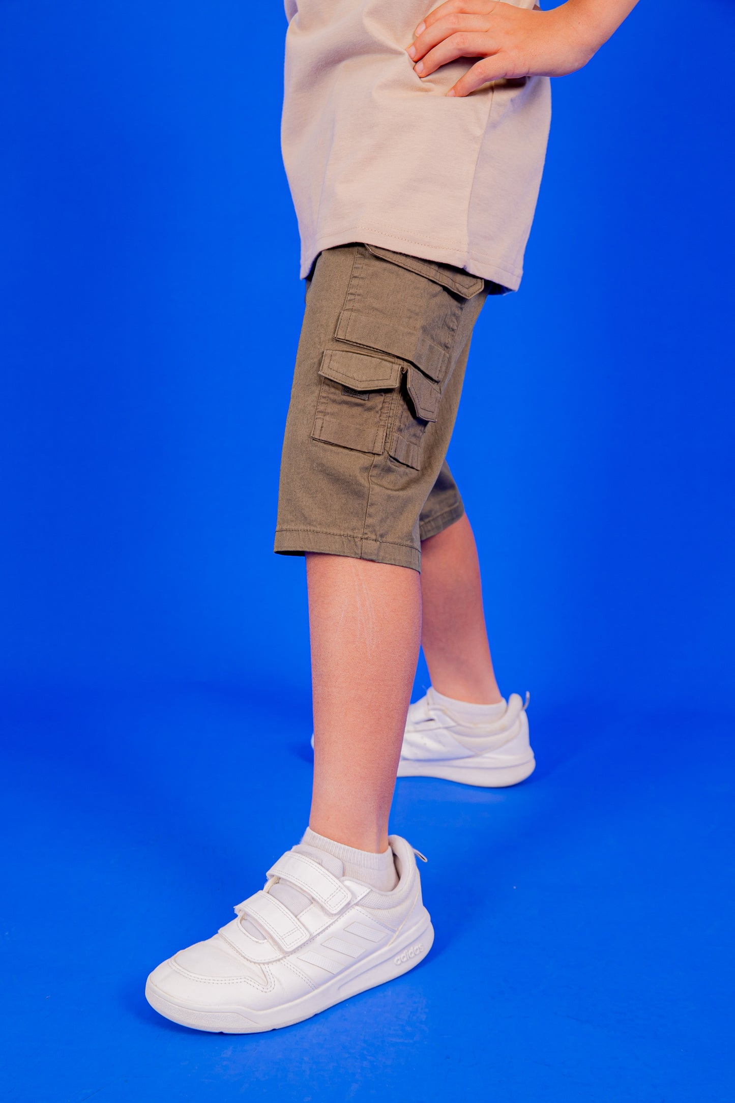 Boy's Cargo Shorts in Khaki