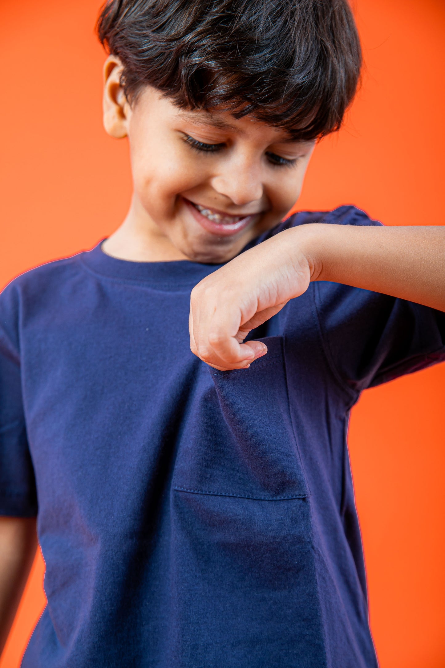 Boy's Blue Half Sleeve T-Shirt