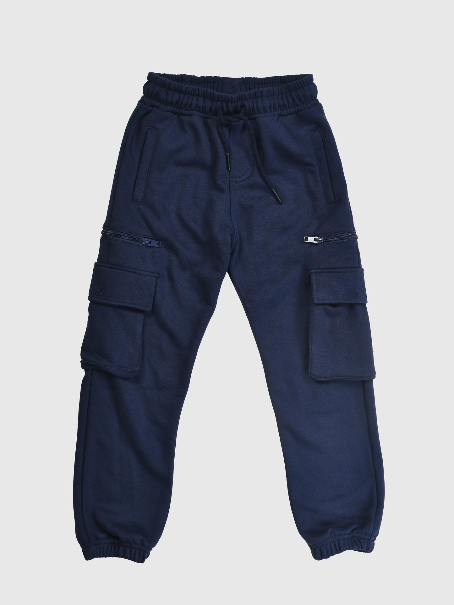 Boy's cargo sweatpants in Navy