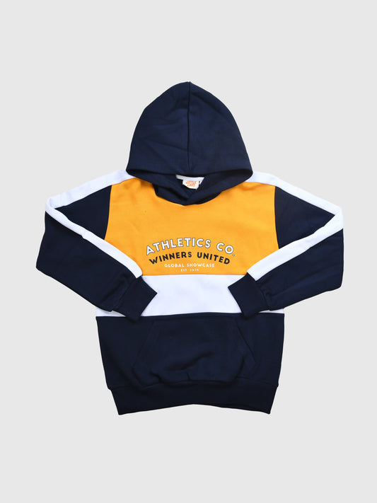 Boy's hooded sweatshirt in Navy